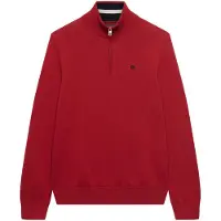 Superdry Prep Essential Cotton Genser Med Halv Glidelås