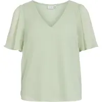 Vila Falia Kort Ermet Bluse