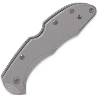 Flytanium G-10 Scales - Spyderco Delica - Gray Stealth