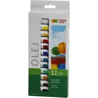 HAPPY COLOR Oil paint 12ml 12 colors