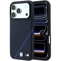 BMW M Tire Track Blue Line MagSafe-etui til iPhone 18 Pro / 17 Pro – marineblå