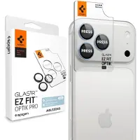 Spigen iPhone 18 Pro/18 Pro Max Glas.tR Ez Fit Optik Pro Kamera Linse Beskytter - 2 Stk. - Lyseblå