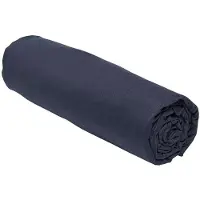 TODAY elastisk laken med strikk Plain, bomull 140 x 200 cm