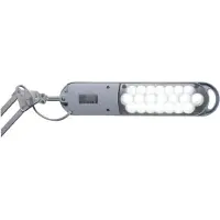 MAUL LED-bordlampe MAULatlantic, hvit, høyde 38 cm, klemmesokkel