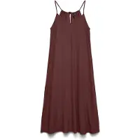 Vero Moda Jesmilo Calf Ermeløs Midikjole