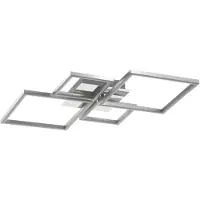 Briloner LED-taklampe med ramme, dimbar via veggbryter