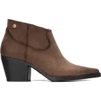 Xti for woman. 14651702-TAUPE Taupe ankle boots 146517 (40), 5 to 8 cm, Zip, Casual