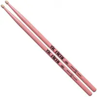 Vic Firth American Classic 5A Hickory Drumsticks Pink Wood Tip