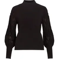 Vila Viaila Pointelle Strikket Pullover