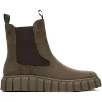 Refresh for woman. 17308804-KAKI Ankle boots 173088 green (36), Flat, Zip, Casual