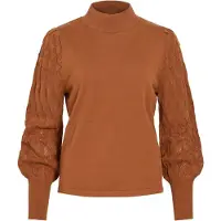 Vila Viaila Pointelle Strikket Pullover