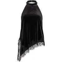 Vila Vialindra Asymmetrisk Halterneck Topp