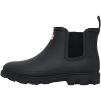 Hunter unisex. FRU0010262 Black Downpour Chelsea Insulated boots (42), Flat, None, Casual, PVC