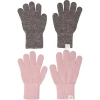 MP Hansker - Ull - Komfortabel - 2-pack - Mix Denver/Mel Alt Ros - - 3-6 år - Handsker