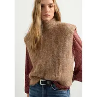 Pepe Jeans for woman. PL7000226 Anette beige vest (S), Casual, Polyester
