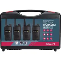 Midland Albrecht Tectalk Worker 3 PMR-radio, 16 kanaler, opptil 10 km, 4-pk (29826)