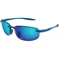 Maui jim Ho'okipa Ultra Metal Matte Blue/Blue Hawaii Solbriller