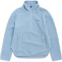 Bergans Myken Half-Zip Merino Pile Dame Light Dusty Blue M