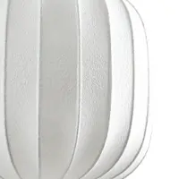 LUCANDE hengelampe Bridget, 3 lyskilder, 116 cm, hvit, tekstil