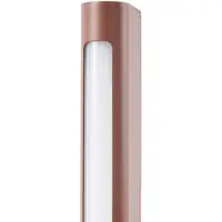 LUCANDE LED-gatelampe Celiora, høyde 45 cm, brun, IP65