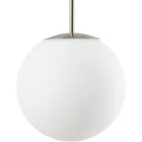LINDBY hengelampe Marike, 3 lyskilder, lengde 120 cm, hvit/nikkel