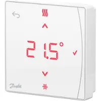 Danfoss Icon2 RT wireless room thermostat w/display and infrared floor sensor w/mounting