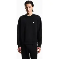 Emporio Armani for man. EM004533_AF10013 Black double knit sweatshirt (XL), Casual, Cotton