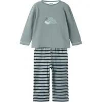Name It Mini Pysjamas - 2 Deler - NmmRyndq - Avgrunn - - 2 år (92) - 2-delt nattøy