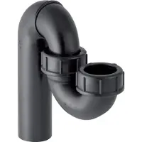 Geberit 40 x 50 mm S-vandlås sort PEH