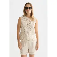 Scotch & Soda U9a01259t Ermeløs Bluse
