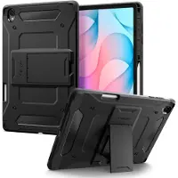 Spigen Tough Armor Pro-etui til Samsung Galaxy Tab S12+ 12,6" – svart