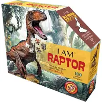 Madd Capp Puzzles Puslespill - I Am Lille Raptor - 100 Brikker - - OneSize - Puslespill