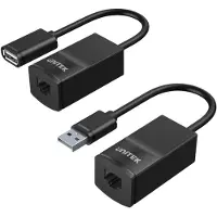 UNITEK Y-UE01001 - Sender og mottaker - USB-utvider - USB - opp til 60 m