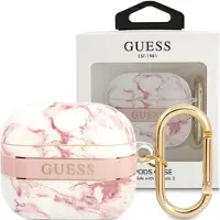 GUESS GUA3HCHMAP AirPods 3-deksel rosa/rosa Marble Strap Collection