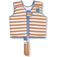 Swim Essentials Svøm Essentials Svømmevest - Brown White Striped - - 2-3 år (92-98) - Svømmevest