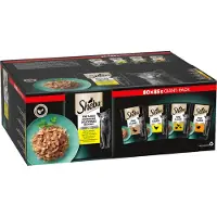 Sheba 4770608257835, Voksen, Kylling, And, Fjærfe,80x85 g