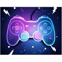 Borg Living Barneteppe - Gamer motiv - 100x140 cm - Mykt og deilig fleece teppe -