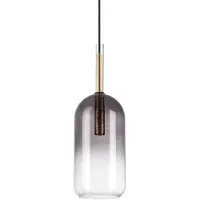Ideal Lux Empire Cilindro hengelampe, klart/røykgrått glass