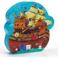 Djeco Puslespill - 54 Brikker - Barbarossas skip - - OneSize - Puslespill