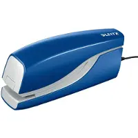 Leitz NeXXt - Elektrisk stiftemaskin - 10 ark / 1 mm - plast, metall - blå