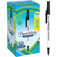 Papermate Paper Mate kulepenn Kilometrico Reycycled M svart 50-pak brettboks