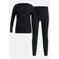 Odlo Merino 200 Kids set long termoundertøy str. 92_104 cm – sort