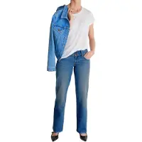 Pepe Jeans for woman. PL20484854AD Venus Straight Jeans in blue (26/34), Casual, Cotton, Denim