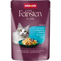 Animonda Vom Feinsten Økonomipakke Adult Raffinesse i gelé 48 x 85 g - rik på kylling med lyr