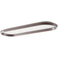 LUCANDE LED-taklampe Rylan, 112 cm, brun, dimbar, CCT