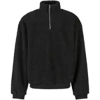 Urban Classics Oversized Teddy Genser Med Halv Glidelås