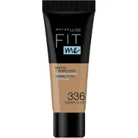Maybelline Fit Me Matte + Poreless flytende foundation 336 Warm Olive 30 ml