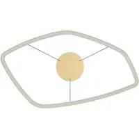 Eglo Vallerosa LED-hengelampe i messing