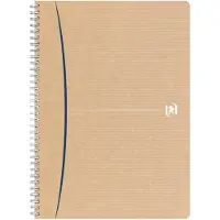 Oxford 400141847, Monokromatisk, Assorterte farger, A4, 90 ark, Rute papir, Mykt omslag