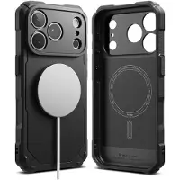 Ringke Rugged Gear magnetisk MagSafe-etui til iPhone 18 Pro Max / 17 Pro Max – svart